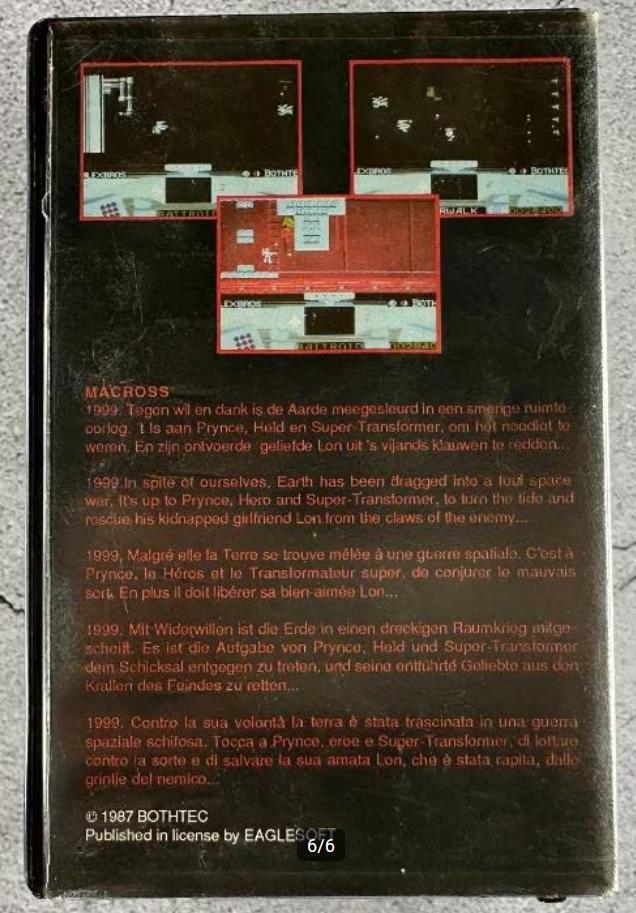 Macross Countdown (1985, MSX, Alex Bros) | Releases | Generation MSX