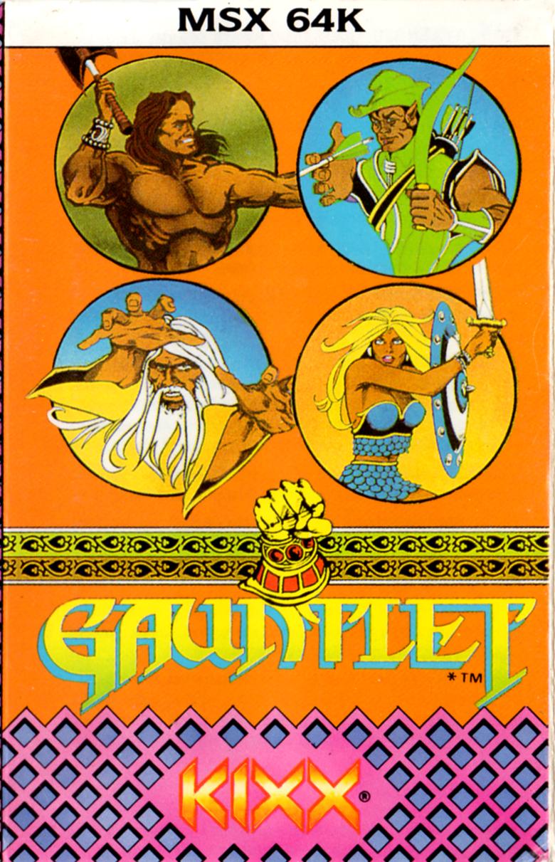 Gauntlet (1986, MSX, US Gold, Gremlin Graphics, Atari Games