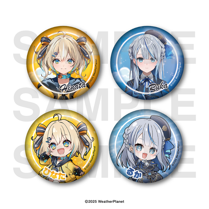 WeatherPlanet メタリック缶バッジセット【EDITH ONLINE（イーディス