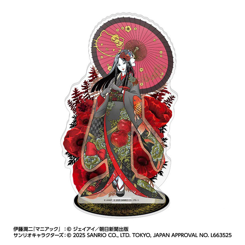 伊藤潤二・サンリオキャラクターズ 背景付きアクリルスタンド ギャル