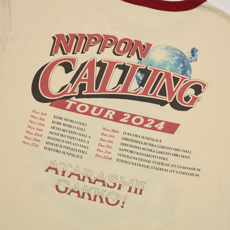 NIPPON CALLING TEE/NATURAL【ASOBIMALL(アソビモール)】