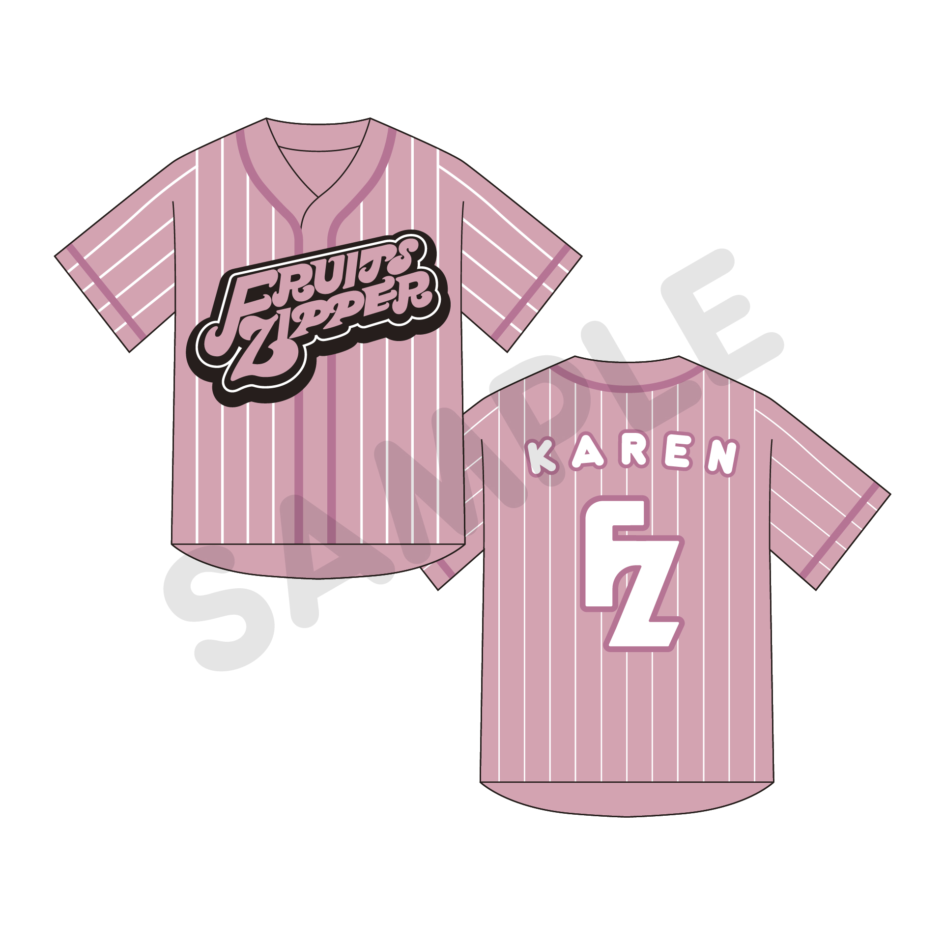 FRUITS 良い ZIPPER OSHI API UNIFORM 櫻井優衣 FRUITS ZIPPER 櫻井