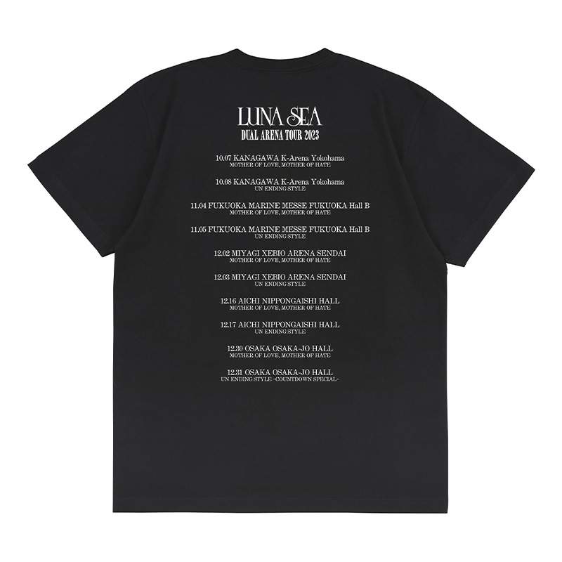 Tシャツ＜DUAL ARENA TOUR＞S【LUNA SEA OFFICIAL WEB STORE】