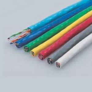 SKLAN-CAT6 0.5×4P×300mウスアオ (伸興電線)｜Cat6｜電線(ケーブル
