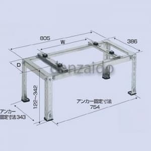 B-HZAM3 (バクマ工業)｜クーラーキャッチャー ルームエアコン据付部品
