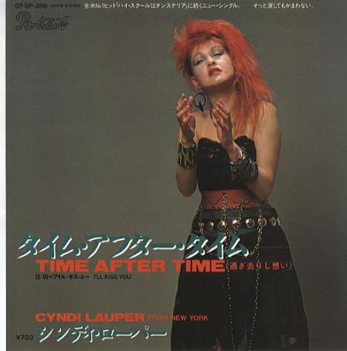 Cyndi Lauper Time After Time Japanese 7
