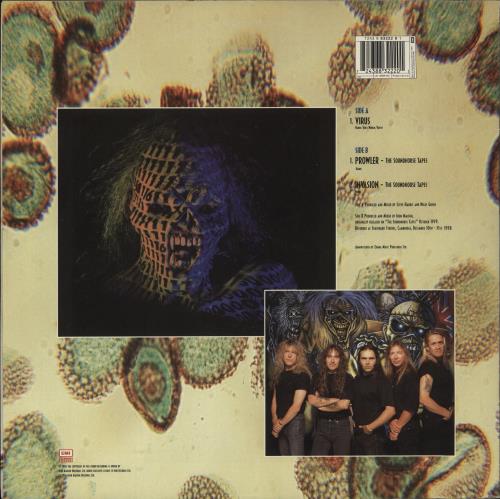 Iron Maiden Virus - Poster Sleeve UK 12