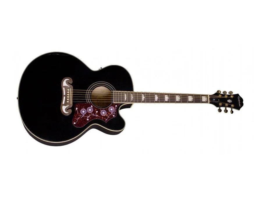 Epiphone EJ-200SCE/ BK - What To Know & Where To Buy | Equipboard