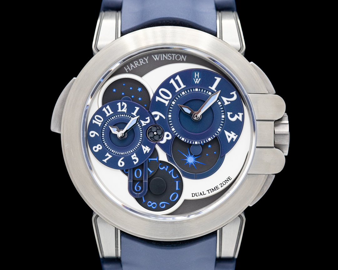 43924) Harry Winston Ocean Dual Time GMT Zalium Limited Edition