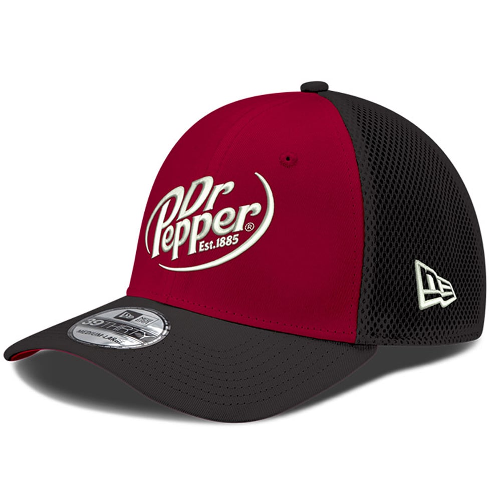Men's 23XI Racing New Era Cardinal/Black Dr. Pepper NEO 39THIRTY