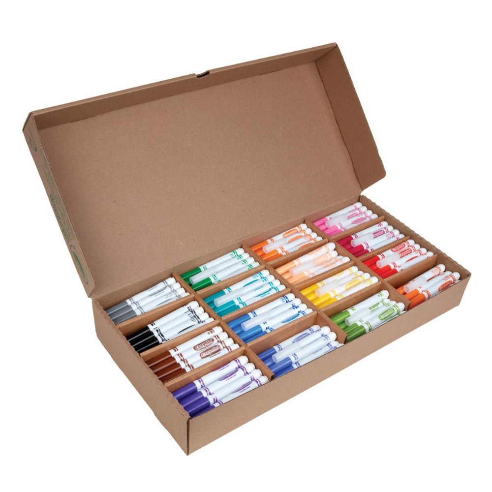 256 Crayola® Broad Line Markers
