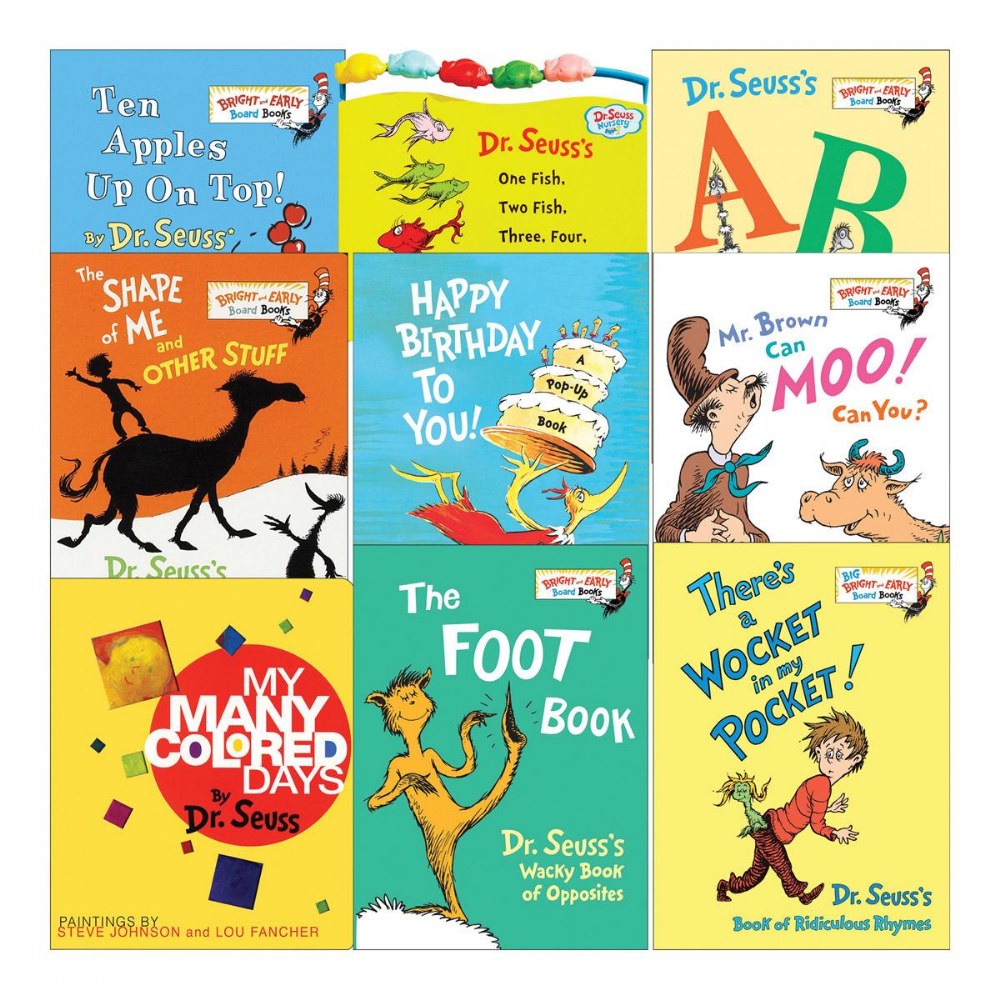 Dr. Seuss Board Books - Set of 9