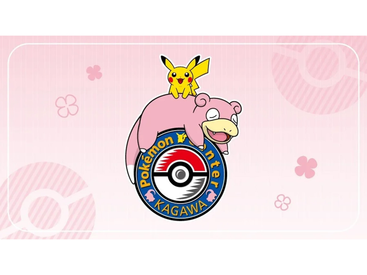 ヤドンとピカチュウがデザインされた同店ロゴ＝高松・丸亀町グリーンに