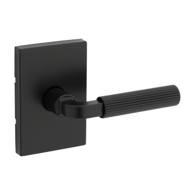 Matte Black Casey Lever (Square) - Hall/Closet - 10-Pack | Kwikset
