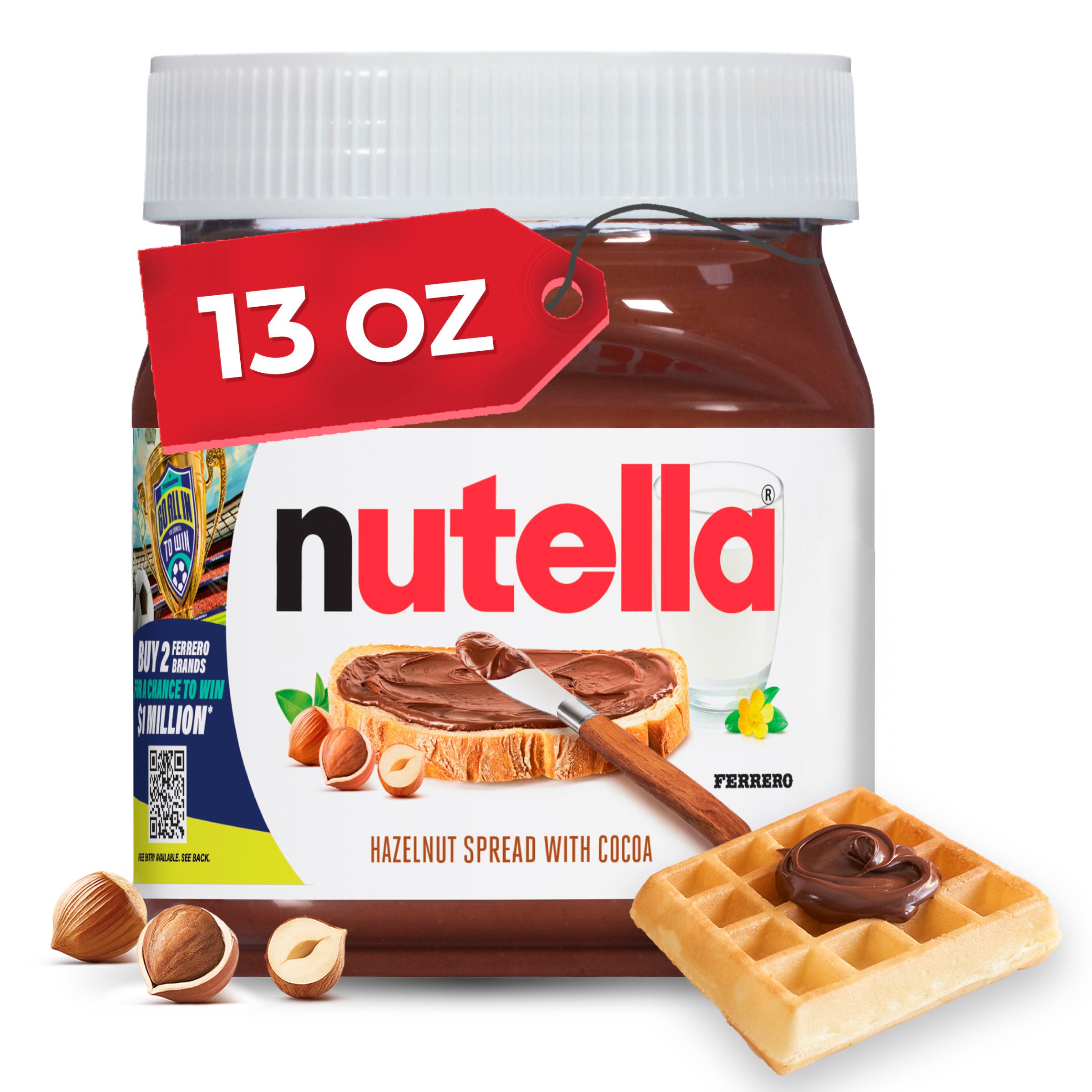 Nutella Hazelnut Spread with Cocoa, 13 oz | Joe V's Smart Shop