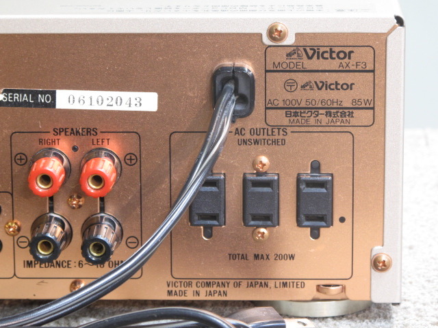 AX-F3 Victor - HiFi-Do McIntosh/JBL/audio-technica/Jeff Rowland