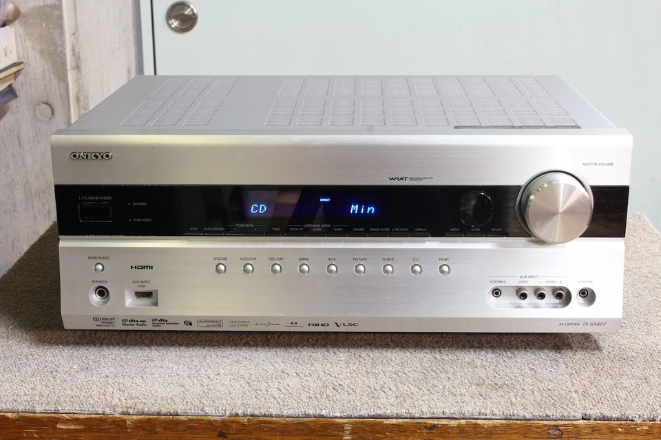 ONKYO TX-SA607 AVアンプ リモコン付き ONKYO TX-SA607 AVアンプ