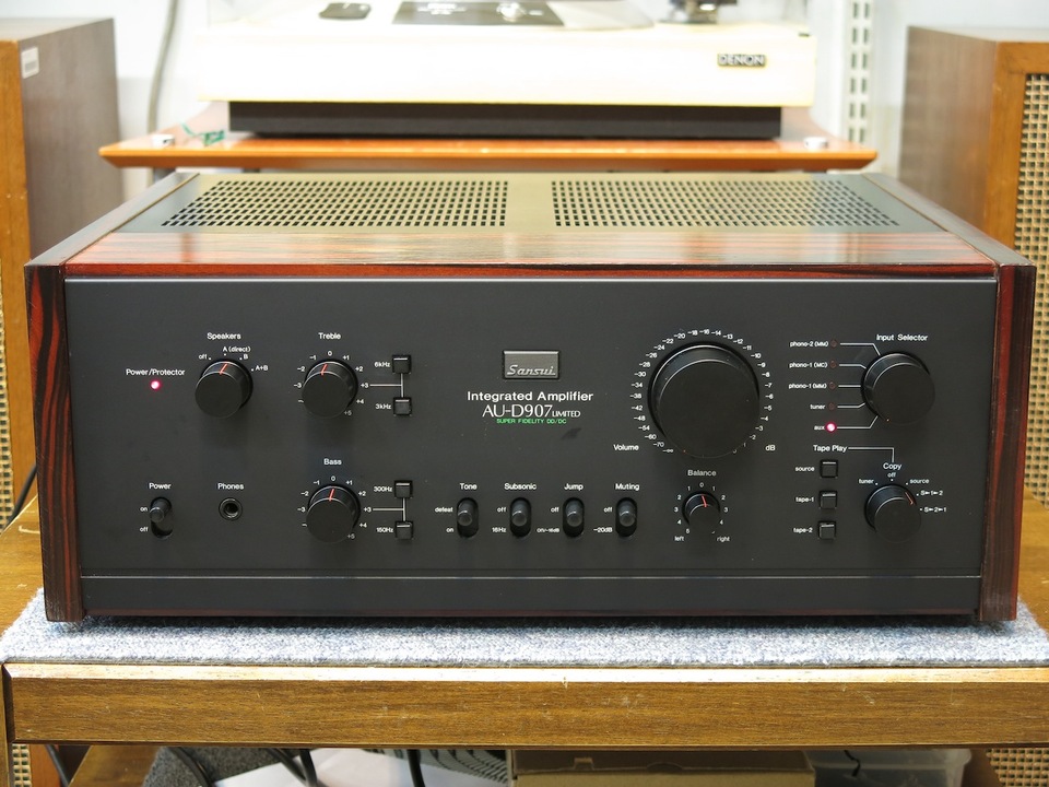 AU-D907 LIMITED SANSUI - 中古オーディオ 高価買取・販売 ハイファイ堂
