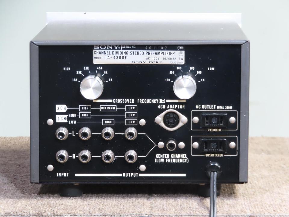 TA-4300F SONY - 中古オーディオ 高価買取・販売 ハイファイ堂