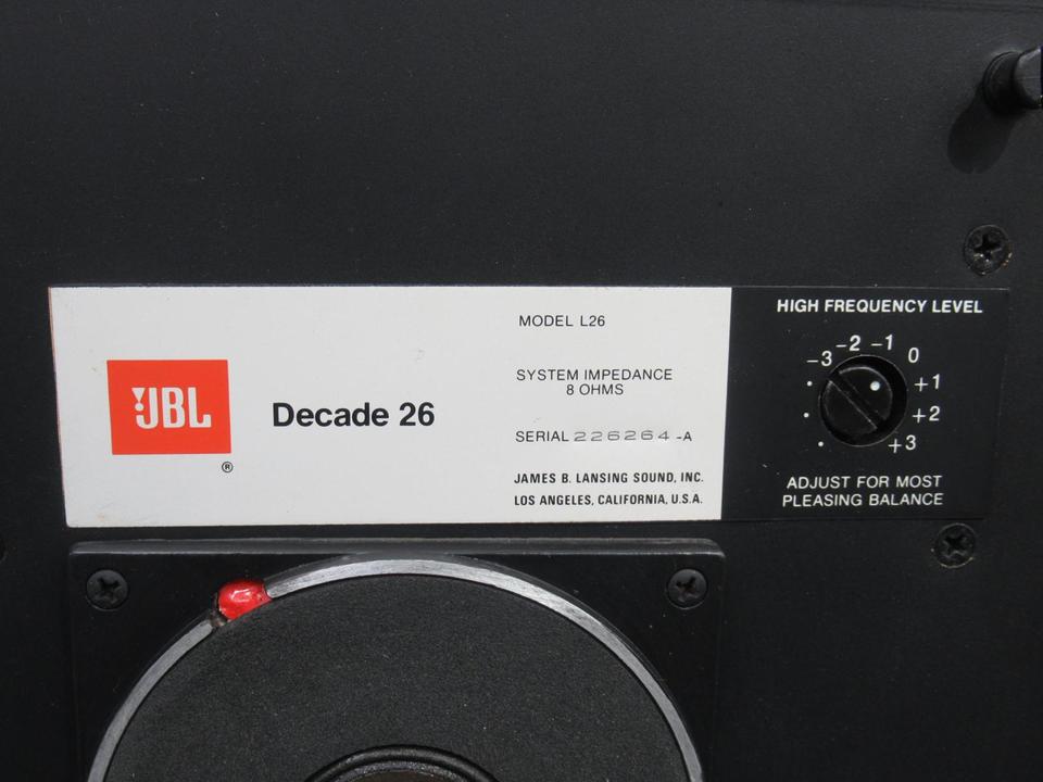 L26 JBLの買取価格 : 28,000円 中古オーディオ 高価買取・販売
