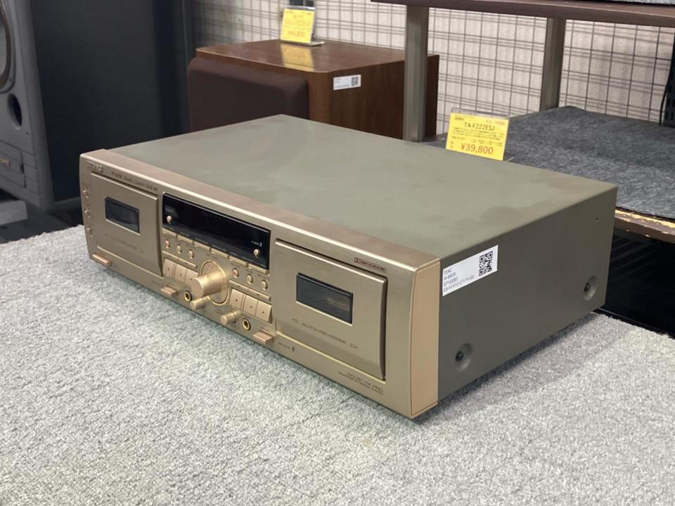 動作OK！！ダブルカセットデッキ TEAC W-860R ゴールド Yahoo