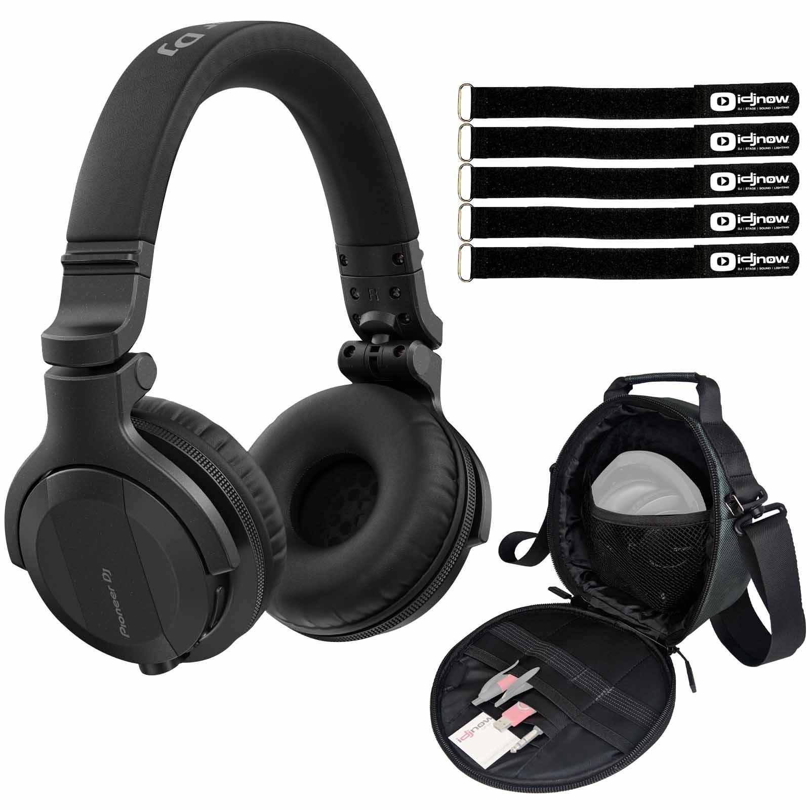 Pioneer DJ HDJ-CUE1BT Black Headphones with Bag | IDJNOW