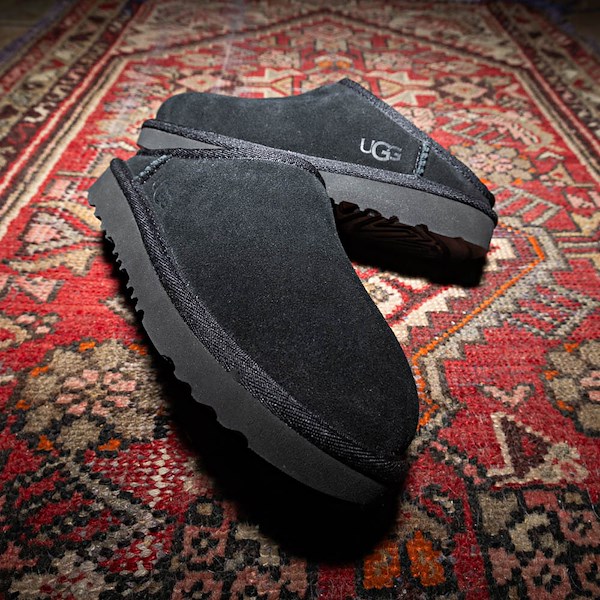 UGG® Classic Slip-On Slipper - Little Kid / Big Kid - Black | Journeys
