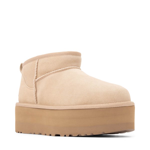 Womens UGG® Classic Ultra Mini Platform Boot - Sand