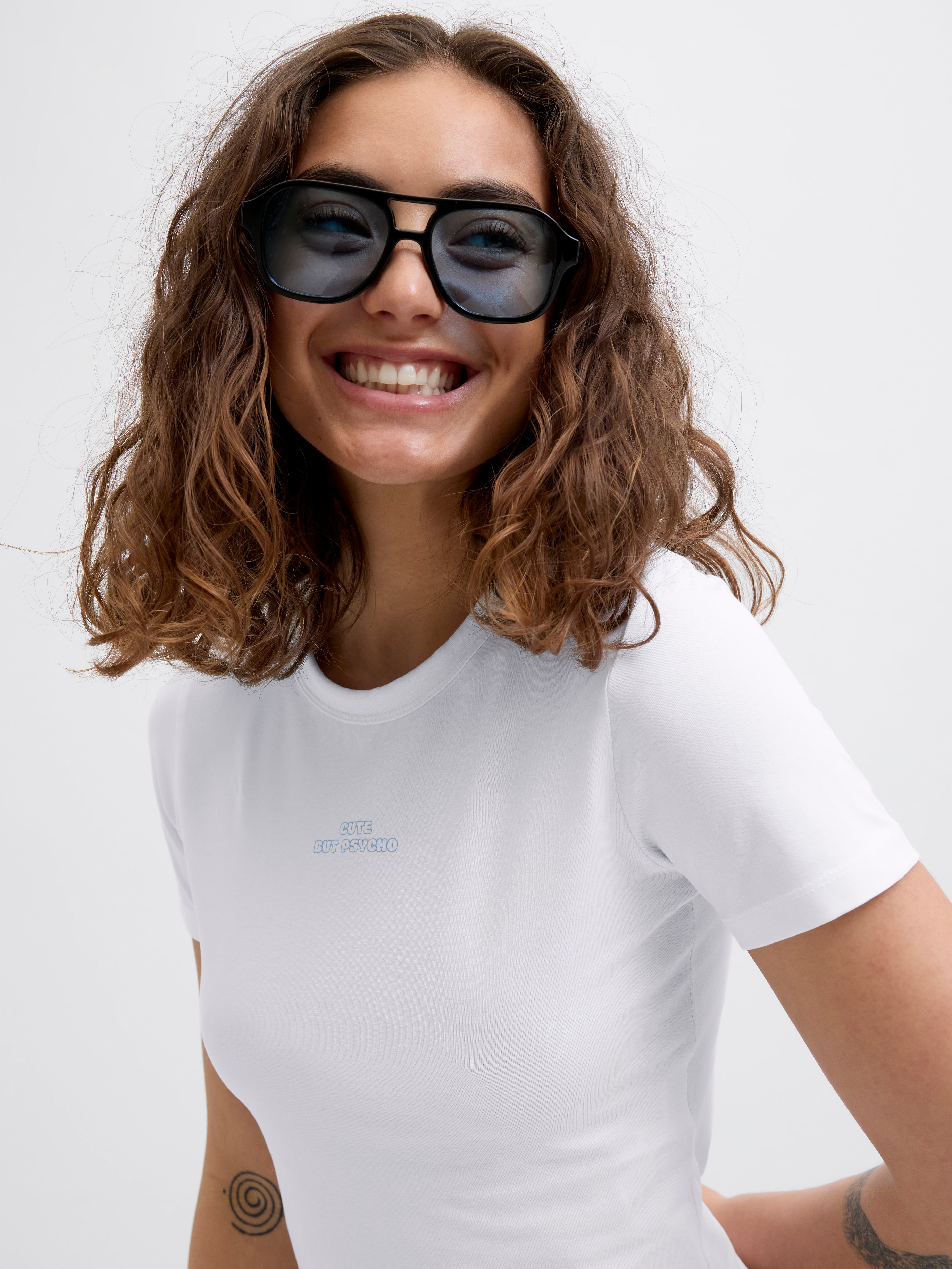 JXGIGI T-shirt | White | JJXX®