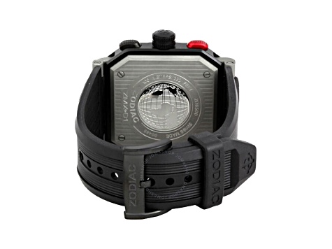 Zodiac Men's Iconic ZMX Black Rubber Watch - 1CR28A | JTV