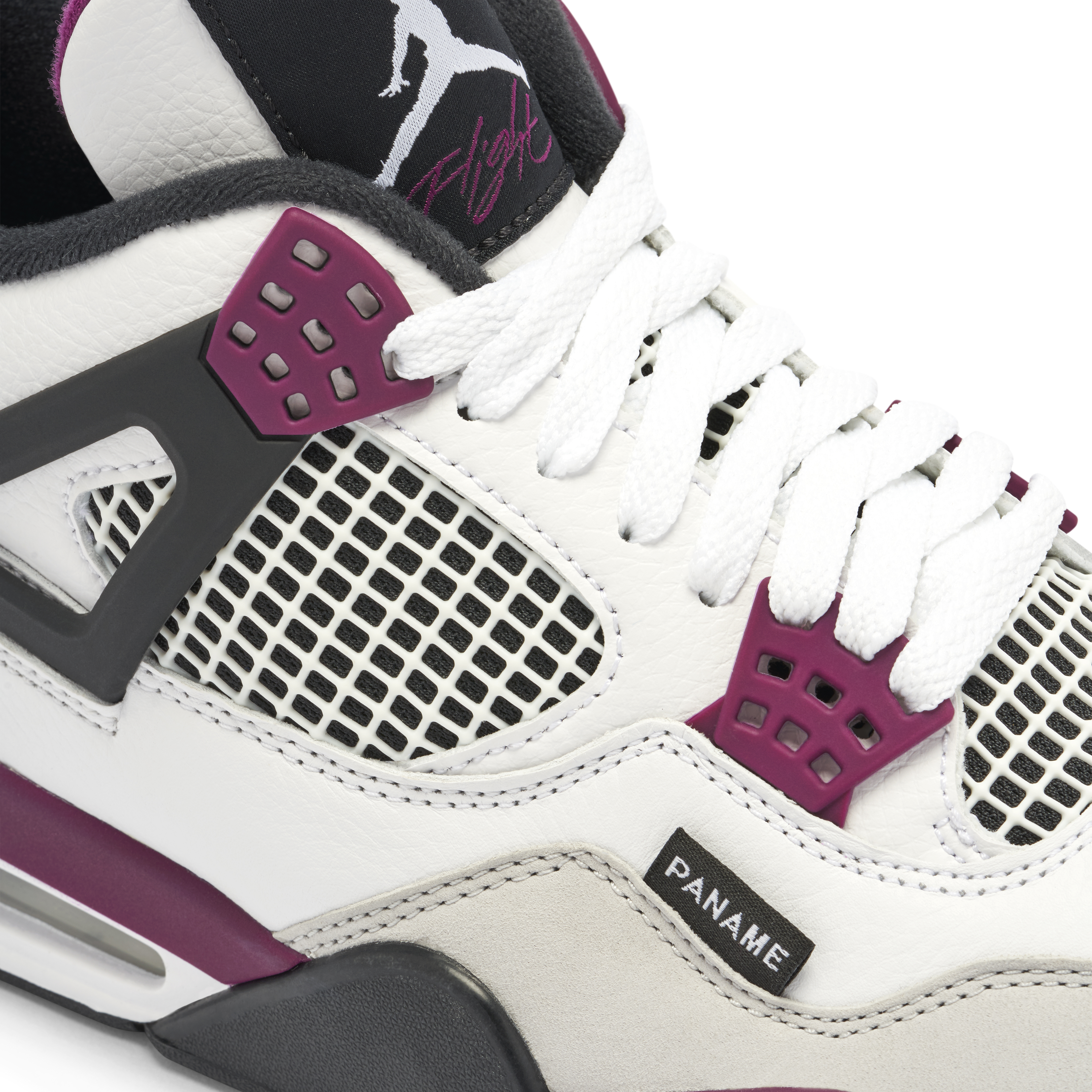 Air Jordan 4 x PSG White Neutral Grey Bordeaux | CZ5624-100 | Laced
