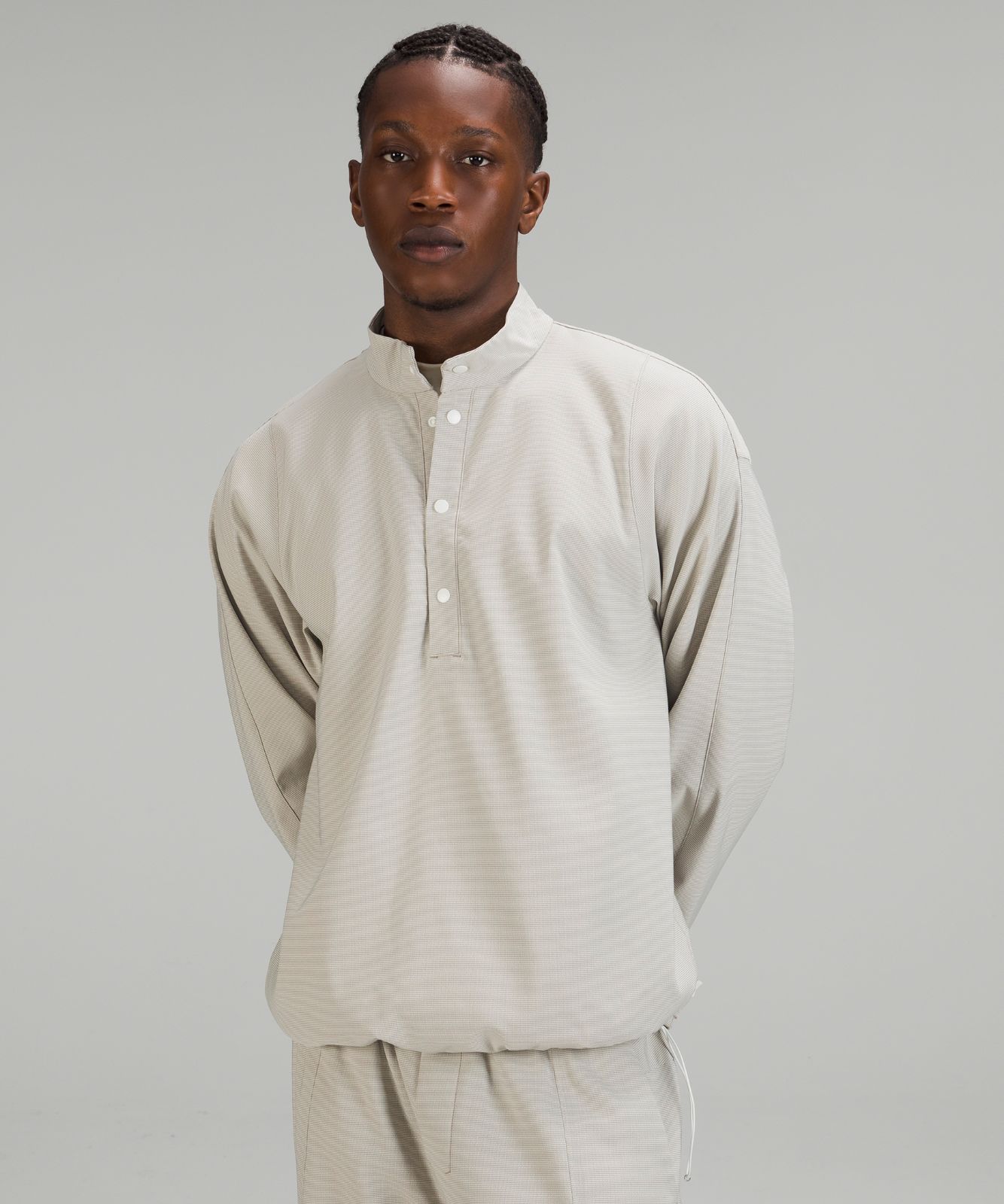 lululemon lab Woven Long Sleeve Henley | Lululemon JP
