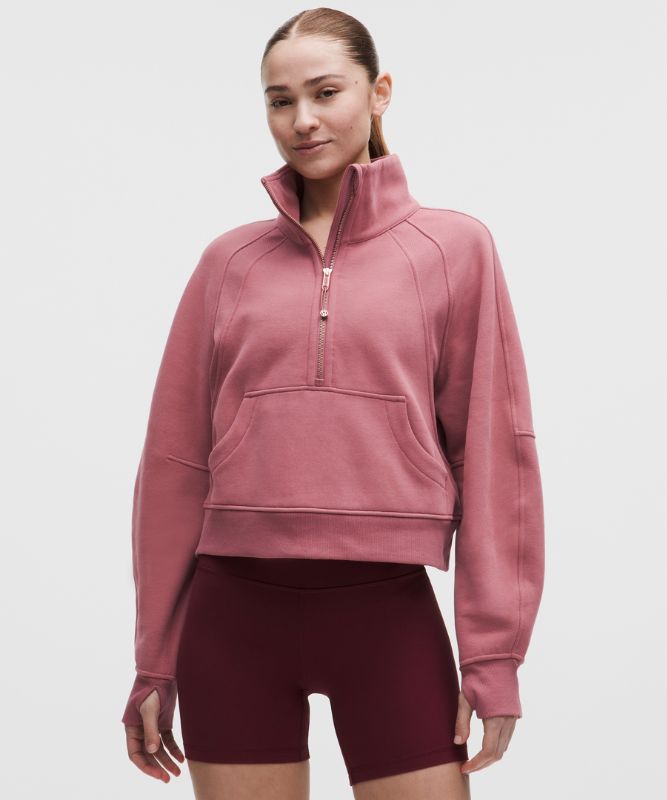 Scuba オーバーサイズ ファネルネックハーフジップ | パーカー