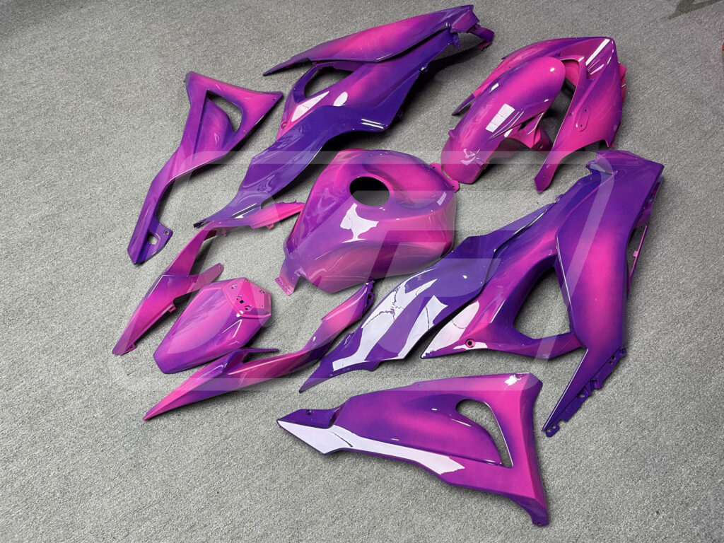 Kawasaki ZX6R 2024-2026 Gloss Pink & Purple Gradient ABS Fairings
