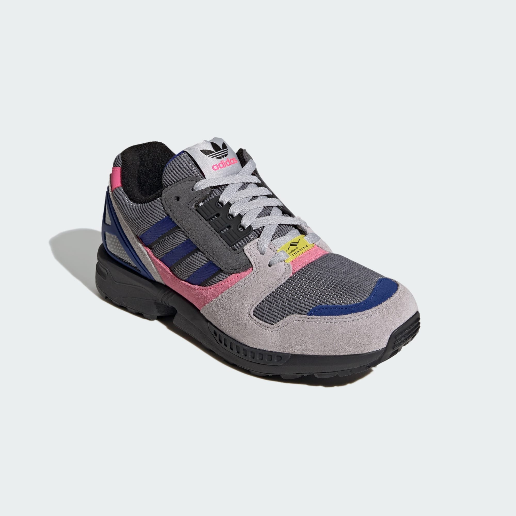 adidas Originals ZX 8000 Grey Three Semi Lucid Blue Lucid Pink
