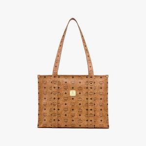 Large Aren スクールトートバッグ - ヴィセトス コニャック | MCM ®JP