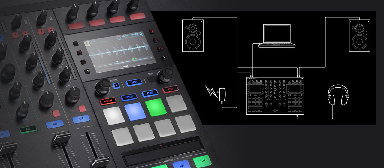 Native Instruments TRAKTOR Kontrol S5 DJ Controller - Stems
