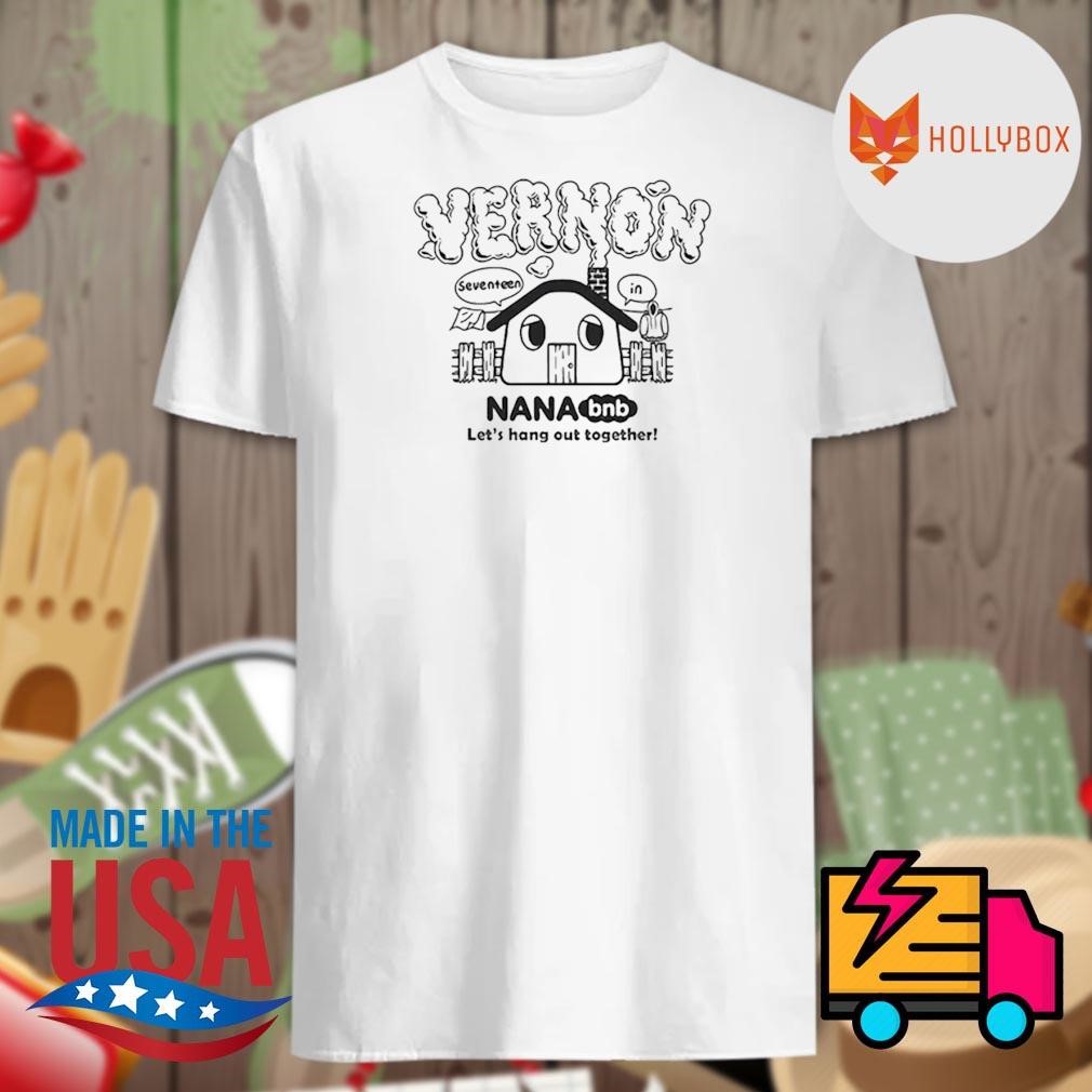 Jeonghan Seventeen in Nana BnB let's hang out together shirt