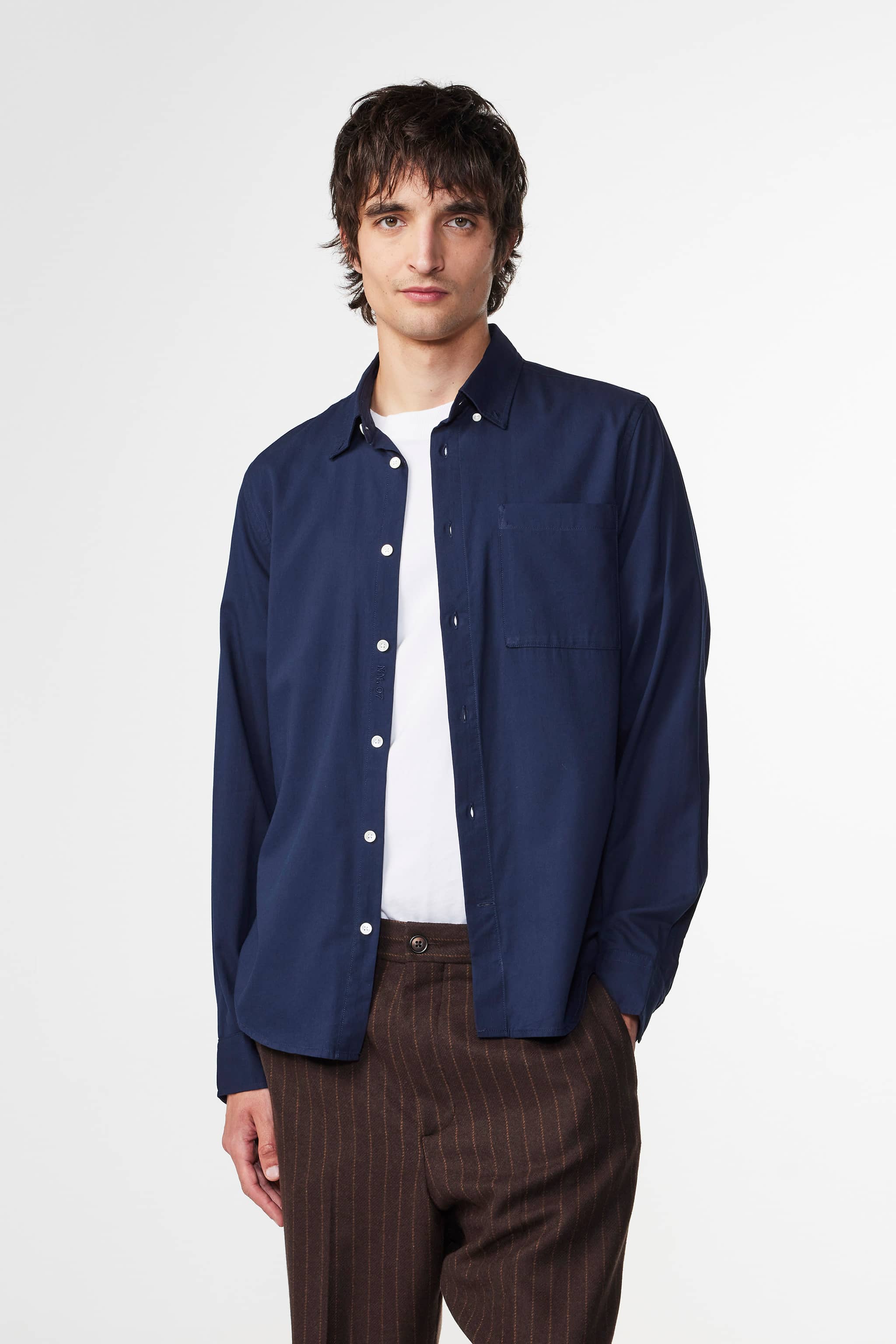 Arne 5655 men's shirt - Navy Blue - Buy online at NN.07®