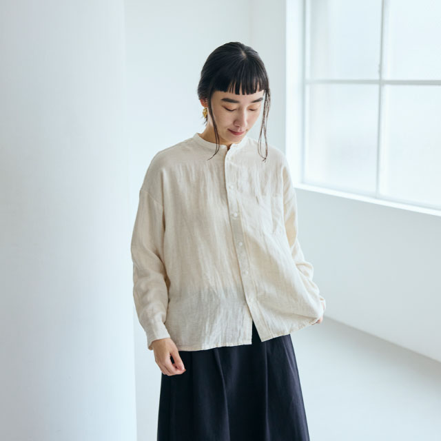 綿麻ガーゼの休日シャツ｜衣料品｜中川政七商店 公式サイト