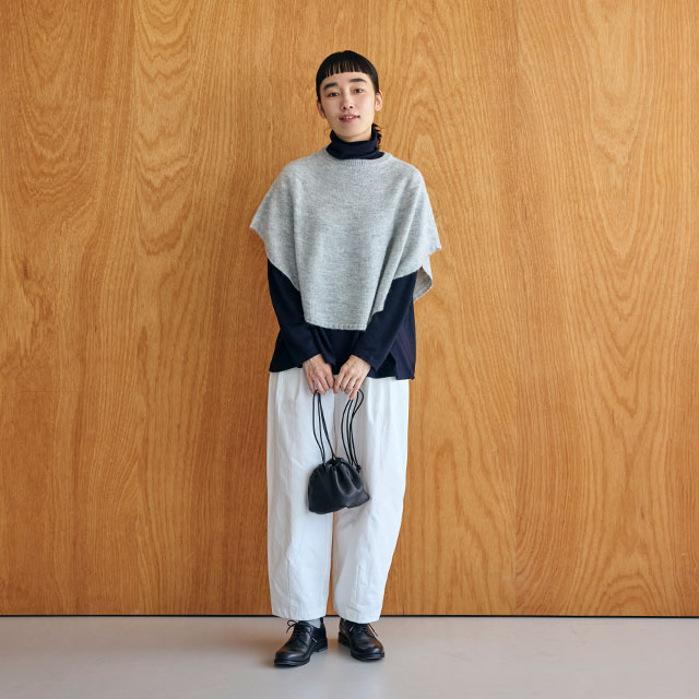 重ね着するポンチョケープ｜衣料品｜中川政七商店 公式サイト