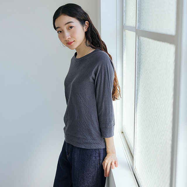 ふんわり綿のラグランカットソー｜衣料品｜中川政七商店 公式サイト