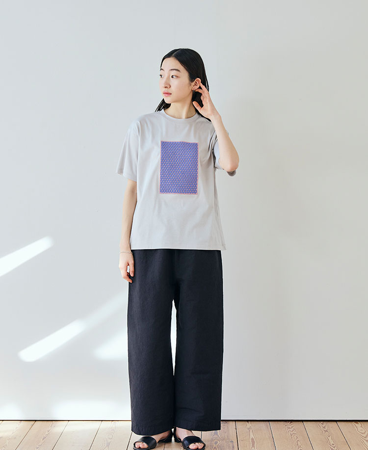 播州織の高密度に織った綿麻のパンツ｜工芸・暮らし・贈りもの｜中川政