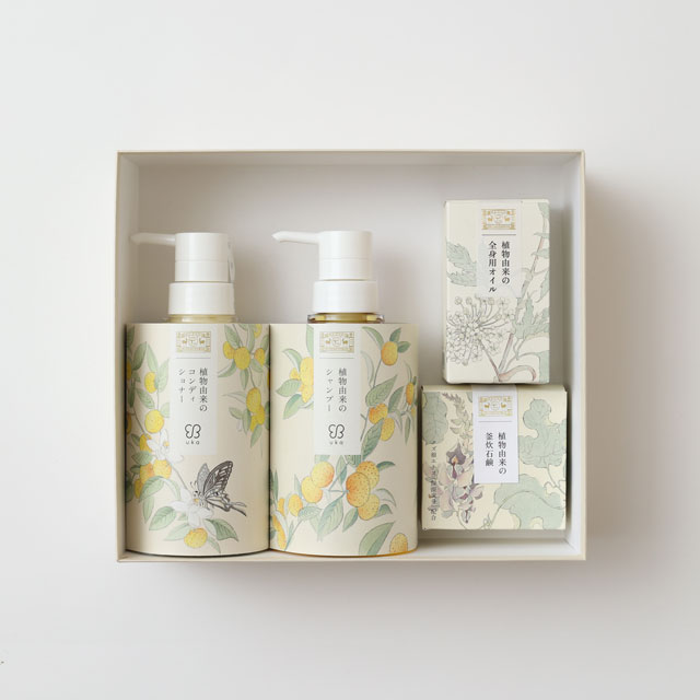 植物由来のシャンプー・コンディショナー/全身用オイル/釜炊石鹸｜中川