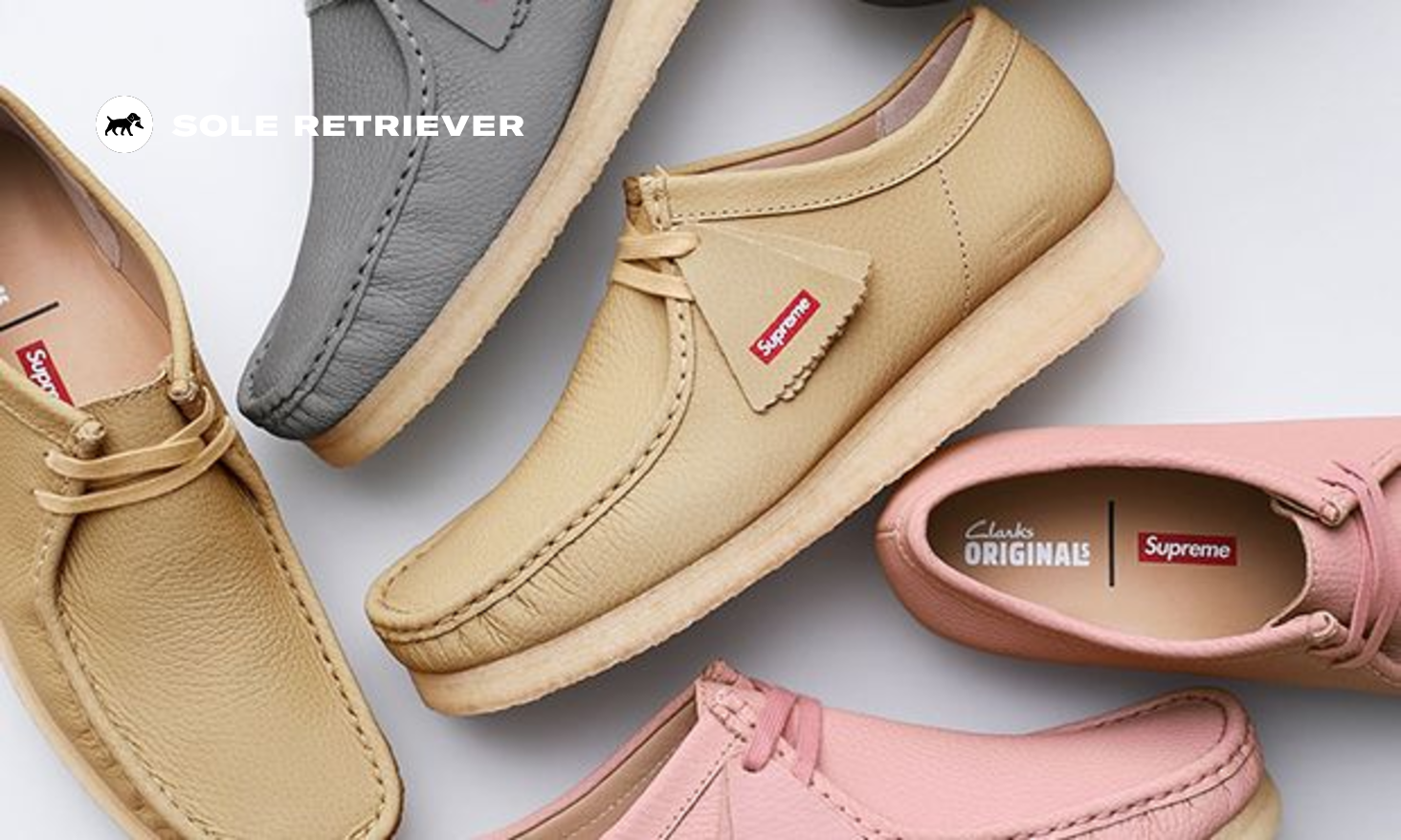 The Supreme x Clarks Originals Wallabee Reflective Pack Releases
