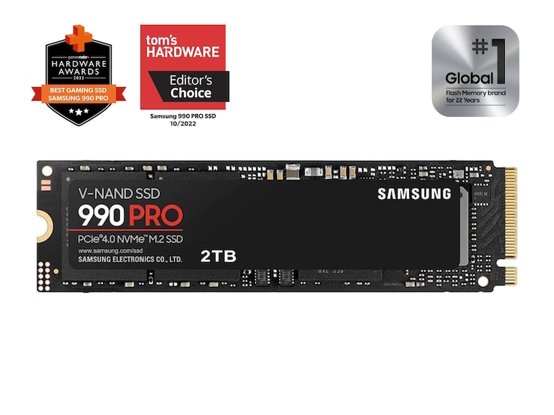 MZ-V9P2T0B/AM | 990 PRO PCIe® 4.0 NVMe® SSD 2TB | Samsung Business US