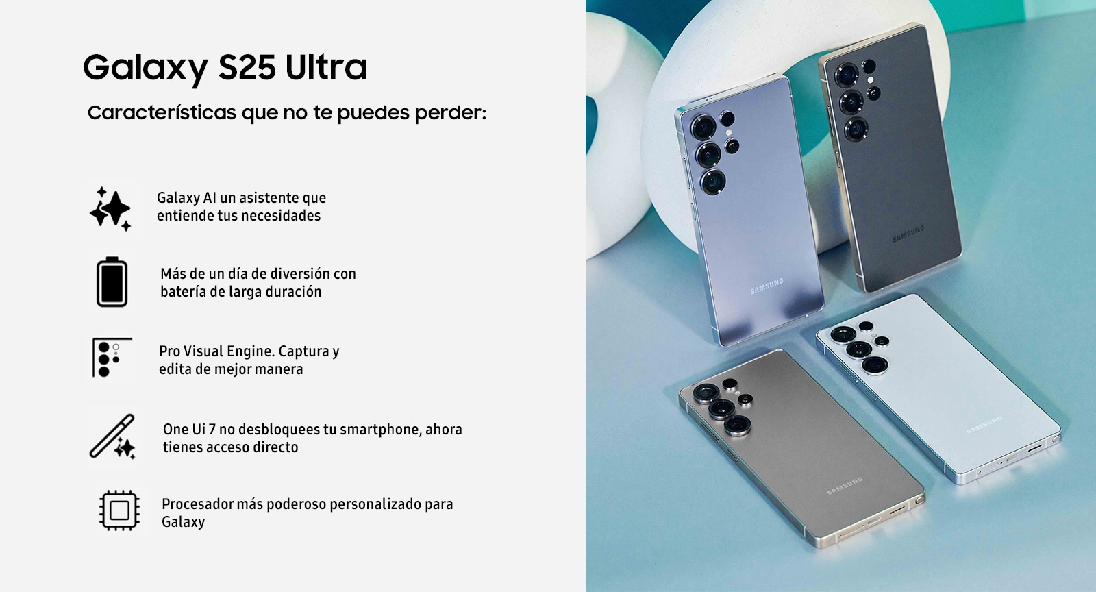 Celular Galaxy S25 Ultra 256gb, 512gb o 1Tb | Precio | Samsung Chile