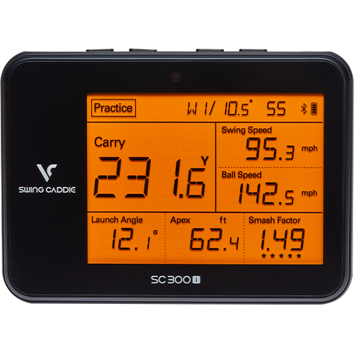 Swing Caddie SC300i 弾道測定器　ゴルフスイング解析 使用レポート】弾道計測器スイングキャディSC300iで飛距離を計測して