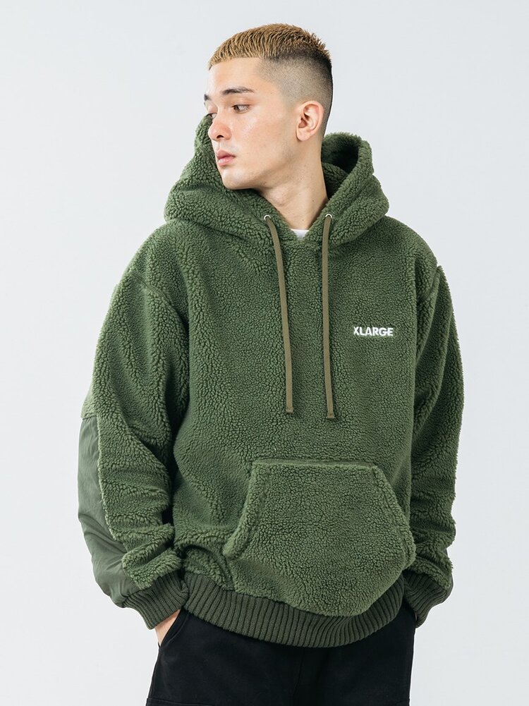 ONE·JAM·TART· STORE BOA FLEECE PULLOVER HOODIE