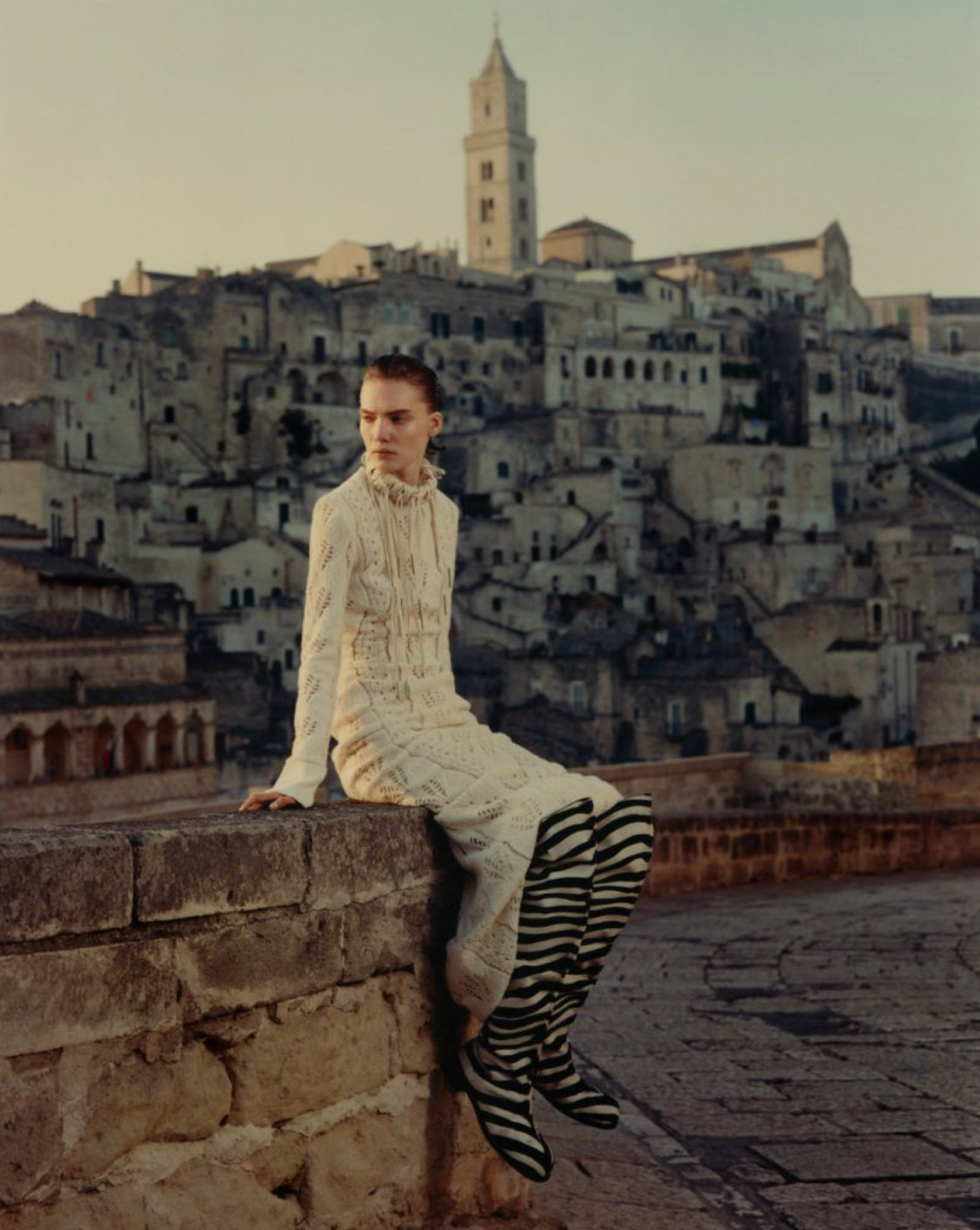 Vogue Italia September Fashion Sculptures in Tempio di Hera — Anne